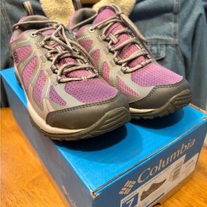Columbia Women's Athletic Shoes in Purple and Gray